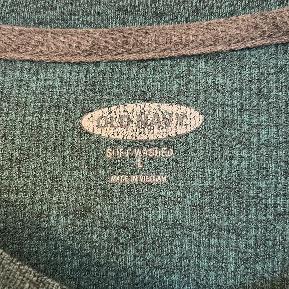 Men's Green Long Sleeve Shirt Old Navy - Large - Picture 3 of 3